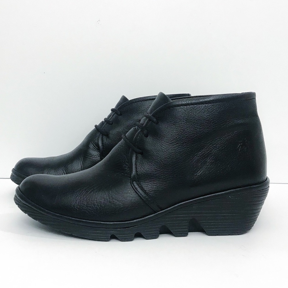SOLD Fly London Pert Leather Booties - Picture 2 of 8